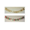 Glittering Merry Christmas banners in gold and red green holiday color options - Gold Glitter MERRY CHRISTMAS