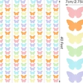 Ghirlanda di farfalle in carta color macaron per decorazioni di matrimoni e feste 12 metri - 3 Metri / Colorato