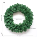 Künstlicher 60cm Weihnachtskranz mit 23,62 Zoll Außendurchmesser für DIY Feiertagsdeko - Extra Groß
