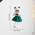 Dimensions de l'ange de Noël : 15 cm de haut sur 8 cm de large, poids léger 12g - Ange Vert