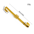 Glänzender goldener Kranz-Türhaken mit Schneeflocken-Design und Maßangaben - 38cm / Schneeflocke-Gold