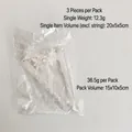 Pack de 3 colgantes de copos de nieve con purpurina para decorar el árbol de Navidad - Decoración de Carámbanos