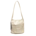 Sac à bandoulière de style chinois avec broderie de fleurs de prunier et glands en soie - Blanc