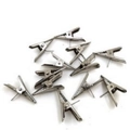 Zilveren metalen krokodillenklemmen voor DIY kerstversieringen en haaraccessoires - Clip Accessoire Stijl