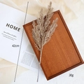 Artificial golden glitter branch for Christmas tree decor, 42cm festive floral pick - Champagne