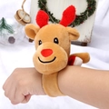 Christmas reindeer plush snap bracelet accessory worn on wrist for festive decoration - Christmas Reindeer Style