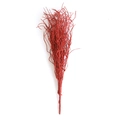 Sparkly red glitter decorative artificial branches for festive Christmas floral displays - Red