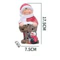 Christmas ceramic boy and penguin figure with welcome sign and dimensions 17.5x7.5x5.5cm - Christmas Boy (5225B)