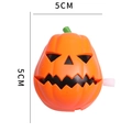 Κουρδιστό παιχνίδι κολοκύθα για πάρτι Halloween, πορτοκαλί πλαστικό, μέγεθος 5x5cm - Σχήμα φαναριού κολοκύθας