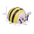 Giocattolo ape a carica giallo con strisce nere, dimensioni 5x4,5x3,5 cm - Scarabeo Ape Giallo