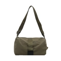 Bolso bandolera oxford verde oliva con correa ajustable y hebilla de cierre rápido - Verde