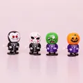 Giocattoli di Halloween a carica con vampiro, Jason, zombie e personaggi di zucca - Stile Halloween (Testa Oscillante) Set da 4 Pezzi