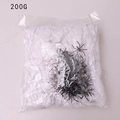 Decoración Halloween 200g telaraña blanca con pequeñas arañas de plástico pack - Blanco 200g (Incluye 60 Arañas)