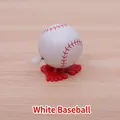 Wind-up walking white baseball toy with red stitching and small red feet for kids - Baseball