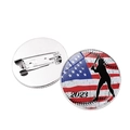 US-Flagge Baseball Pin-Anstecker 2023 mit Vintage-Silhouette und Nadelverschluss - 2023 Baseball-Schlagmann-Silhouette (JY008284-2)