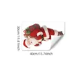 Detailed size specification for double-sided Santa Claus window sticker 30x40cm - Santa Claus with Gift Bag Set (D19006) / 30*40cm
