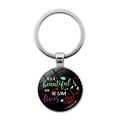 Portachiavi infermiere con design medico creativo e citazione motivazionale - Stile It's A Beautiful Day To Save Lives (JY008426-3)