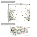 Size guide for self-adhesive wall stickers with birds and branches for home decoration - 30*90cm*3pcs(M16157)