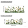 Daisy flower grass baseboard wall sticker for living room bedroom decor 88x28cm - UM11001 (30*90cm*1pc)