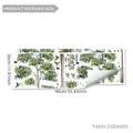 Stickers muraux créatifs avec bouleaux et moineaux volants pour un décor naturel - 30x90cm 2Pièces (M17583)