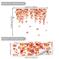 Autumn maple leaf wall decals with watercolor hanging leaves for home living room decor - Falling Maple Leaves Style (M13609) / Set of 3 Sheets (30*90cm)