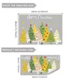 Christmas tree window stickers set with Merry Christmas text for home glass decoration - Christmas Tree & Stars Combination Style (DJ6086)