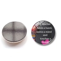 25mm Teacher's Day glass fridge magnet with apple and pencil motivational design - English Quote Apple Pencil Style (BXT2526-11)