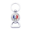 Llavero abridor cerveza metal París Torre Eiffel bandera Francia accesorio - Estilo Clásico Bandera Torre (JY009026-4)