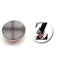 Creative 25mm round crystal glass fridge magnet with floral alphabet letter Z design - Letter Z Style (XSWX6582-Z)