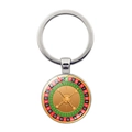 Porte-clés de casino avec pendentif en alliage et motif de roue de roulette - Style Argent 2 (Argent-2)