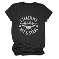 Detail of the high-quality baseball graphic print on a soft grey cotton t-shirt - Heather Gray (White Font)