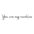You are my sunshine (D166) / 50x9cm