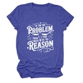 Close-up of Heather Purple T-shirt with bull skull print and vintage typography - Vintage Blue (White Letters)