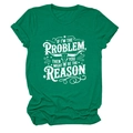 Detail of green crew neck T-shirt featuring vintage bull skull and white slogan print - Dark Green (White Letters)