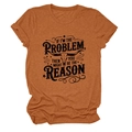 Detail of brick red cotton T-shirt featuring a vintage bull skull graphic and text print - Burnt Orange (Black Text)
