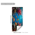 Adhesivo estático mundo submarino con peces tropicales y coral, 100x45 cm - 45*100cm*1pcs