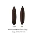 Detailed size view of the 75mm slender magic pen beauty blender for precise makeup - Magic Pen Long Strip Style / Frosted Bag