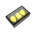 3-delige gele make-up spons set in druppel-, kalebas- en schuin afgesneden vorm - 3 Stuks/Verpakking-Geel
