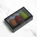 Set de 3 éponges maquillage avec mélangeurs gouttes en marron, bordeaux et olive - Couleurs Mixtes