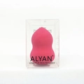 Éponge de maquillage rose en forme de gourde dans un emballage transparent élégant - Rose Rouge