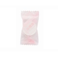 Single piece compressed facial mask in pink candy packaging for DIY skin hydration - Pink
