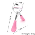 Rosa Wimpernzange mit ergonomischem Griff und den Abmessungen 11 cm mal 9,6 cm - Lose Verpackung / Rosa