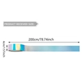Holographic decorative PVC wall tape detailing dimensions at 200cm length and 4cm width - Iridescent Holographic / JDX12000 (4*200cm)