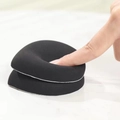 Zachte zwarte klassieke ronde vulling van hoog elastisch sponsmateriaal voor kleding - XL Grote Waterdruppel Vorm / Verpakt Assortiment