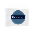 Navy blue teardrop makeup sponge with ALIOTH ribbon and clear protective packaging - Dark Blue Teardrop (Bagged)