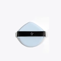 Esponja de maquillaje azul claro en forma de gota con cinta negra de estrella decorativa - Tipo Estrella Azul Claro Desnudo / Azul claro
