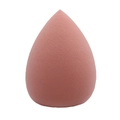 Pink teardrop makeup sponge with a fine porous texture for a seamless makeup application - Pink
