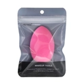 Éponge maquillage rose en forme de larme dans un sachet zippé ALIYAN de pro - Oeuf de Maquillage en Forme de Graine de Melon (Emballage Sac AL) / Rose
