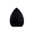 Classic black teardrop beauty sponge with a pointed tip for precise makeup application - Stamp Shape Bulk / Black