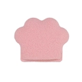 Pink cat-paw shaped XL makeup sponge for deep facial cleansing and makeup removal - Bulk/Loose Packaging / Pink